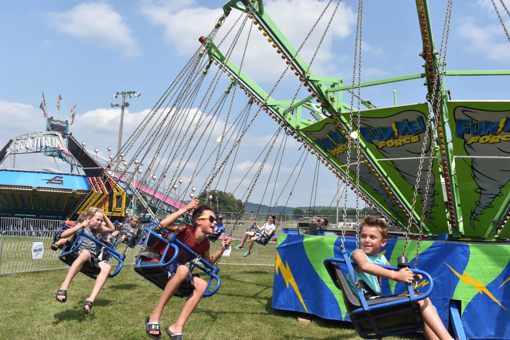 Lodi Fair swing ride